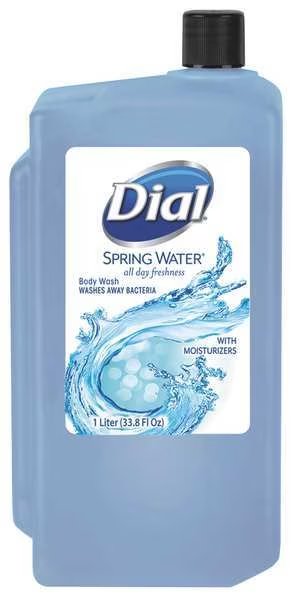 Body Wash, 1000mL, Bttl, Bl, PK8, Dial, Mfr#: 04031