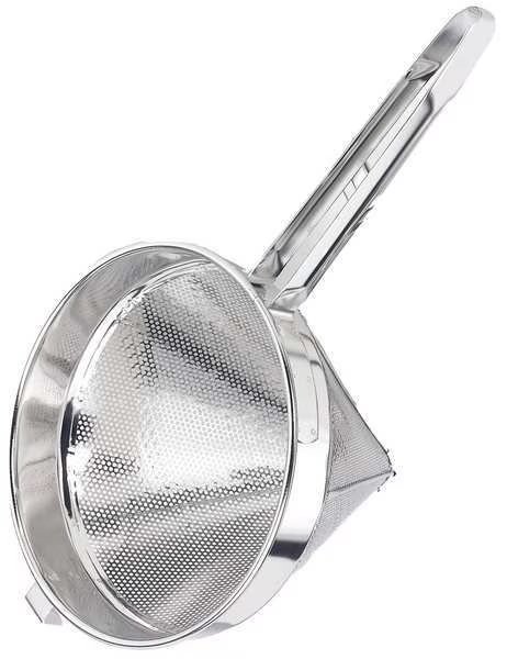 Mesh Strainer, 9 in. H, Steel, Fine, Crestware, Mfr#: CCS9F