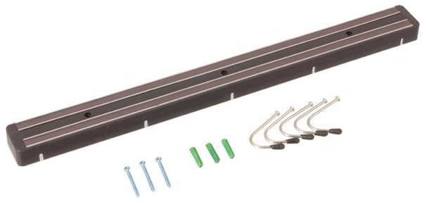 Knife Rack, Magnetic, Black, 13 in. W, Crestware, Mfr#: KRP13