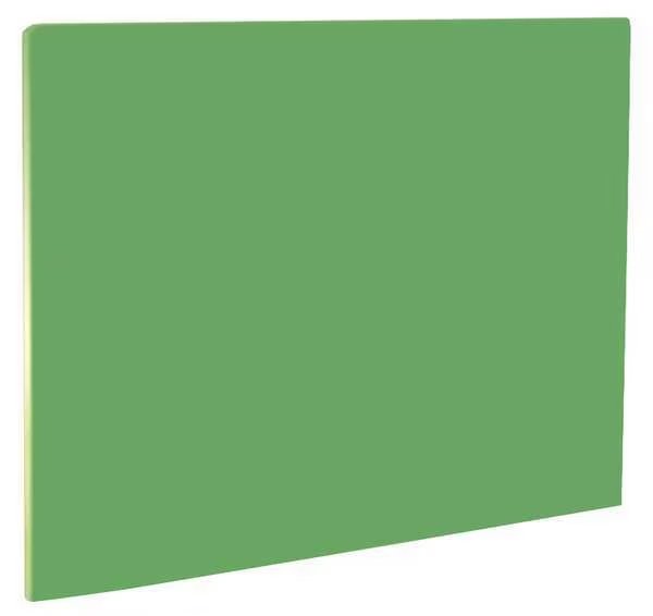 Cutting Board, 20 in.L, Green, Polyethylene, Crestware, Mfr#: PCB1520G