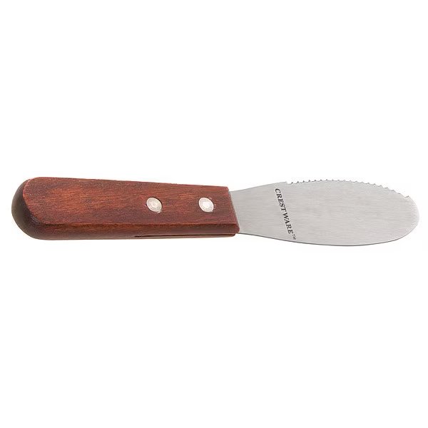 Spreader, Brown, 6 in. L, Wood, Crestware, Mfr#: WHSS6