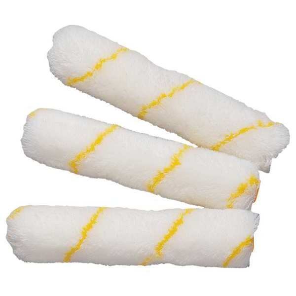 6" Paint Roller Cover, 3/8" Nap, Polypropylene, 3 PK, Wombat Portapaint, Mfr#: 5115