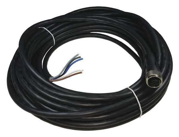Flying Lead Connector, 24VDC, Euchner, Mfr#: C-M12F05-05X034PV10,0-MA-100184