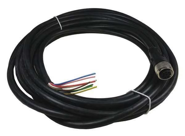 Flying Lead Connector, 10m, 24VDC, Euchner, Mfr#: C-M12F08-08X025PV10,0-MA-100178
