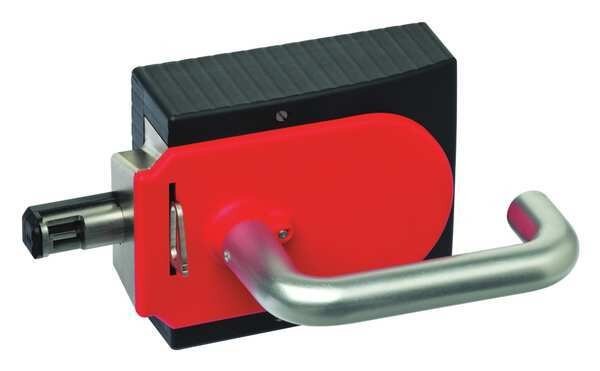 Handle Module, 24VAC, Lever, Silver Alloy, Euchner, Mfr#: MGB-H-AA1A1-R-100464