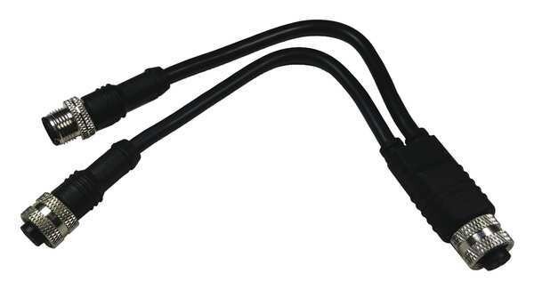 Y-Distributor Connection Cable, 24VDC, Euchner, Mfr#: Y-DISTRIBUTOR W/CONNECTION CABLE