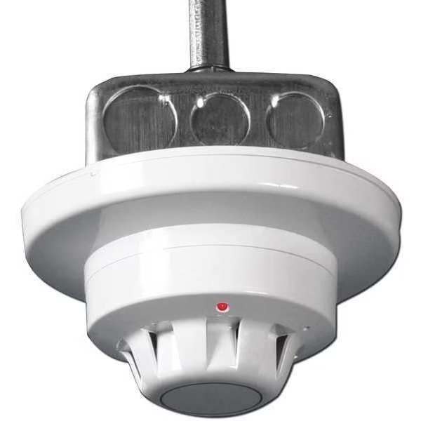 Smoke Detector, 4" Height, Plastic, Air Products & Controls, Mfr#: HS-100-P