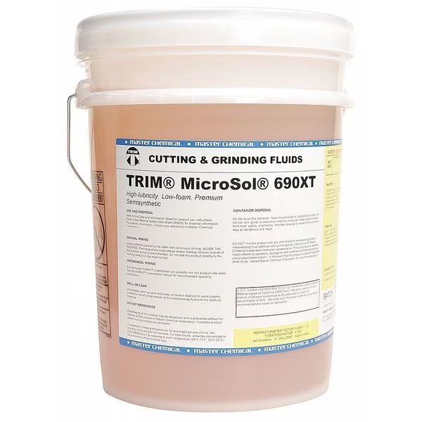 Semi-Synthetic Coolant, Amber, Pail, 5 gal., Trim, Mfr#: MS690XT/5
