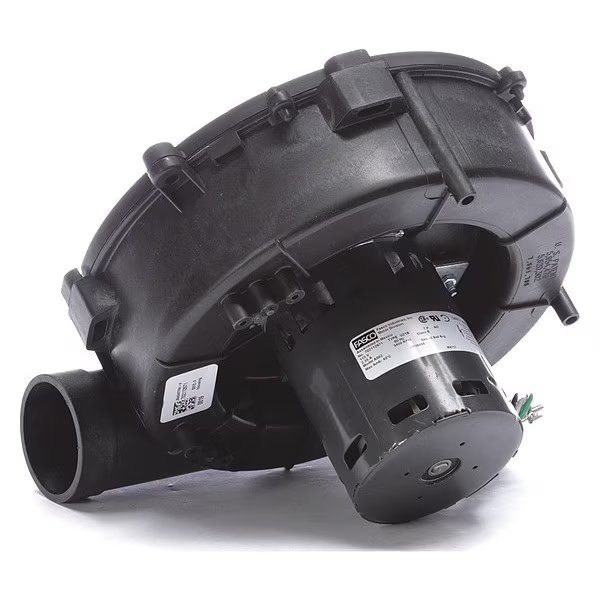 Round OEM Blower, 3400 RPM, 1 Phase, Direct, Plastic 1 Speed, Fasco, Mfr#: A992