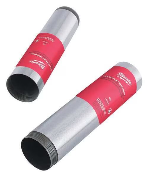 1-1/2" x 12" Diamond Premium Wet Core Bit Extension, Milwaukee Tool, Mfr#: 48-17-4015