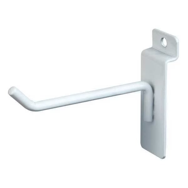 Semi-Gloss Hook 4", White, 96PK, Econoco, Mfr#: EWH/H4