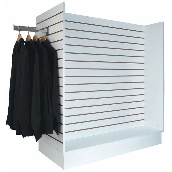 Slatwall Merchandiser, Matte, White, Econoco, Mfr#: WDSWH48WH
