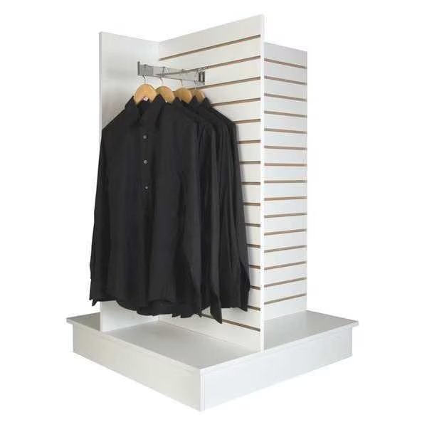 Slatwall Merchandiser, Matte, 36in.L, White, Econoco, Mfr#: WDSWP36WH