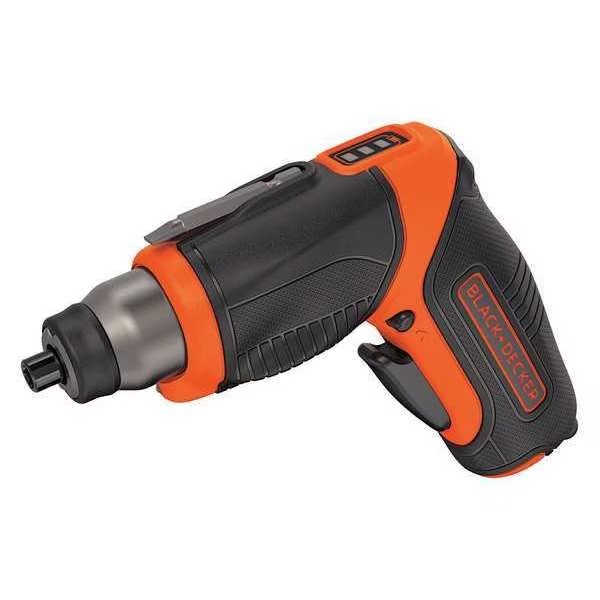 4V MAX* Lithium Pivot Screwdriver with Accessories, Black & Decker, Mfr#: BDCS40BI