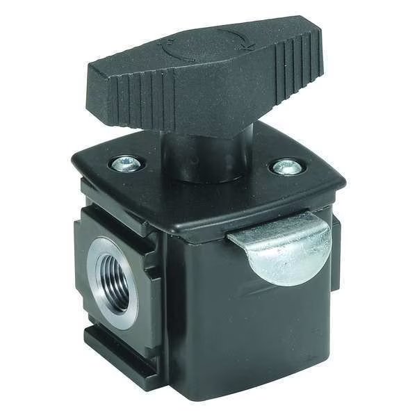 Lock Out Ball Valve, 1/2 in. NPT, 260 cfm, Wilkerson, Mfr#: V60-04-B000B-17