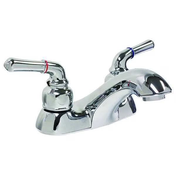 Manual 4" Mount, 2 Hole Mid Arc Bathroom Faucet, Chrome, Dominion Faucets, Mfr#: 77-1190