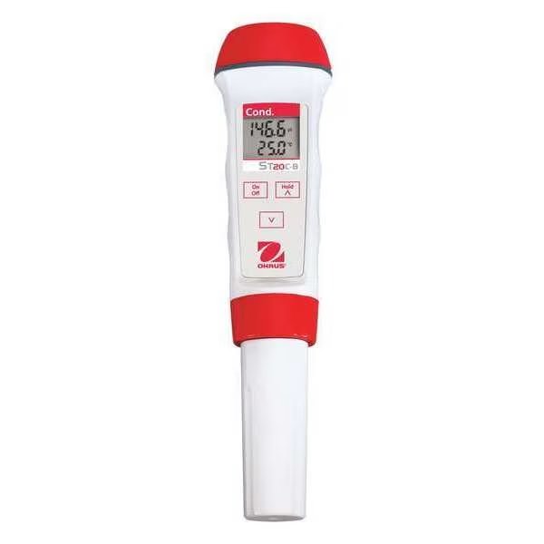 Conductivity Meter, IP67, Ohaus, Mfr#: ST20C-B