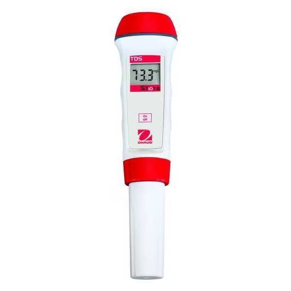 TDS Meter, 0 to 1000mg/L, Ohaus, Mfr#: ST20T-B