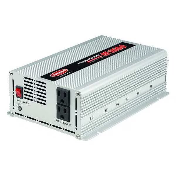 Power Inverter, Modified Sine Wave, 2,000 W Peak, 1,000 W Continuous, 2 Outlets, Tundra, Mfr#: M1000