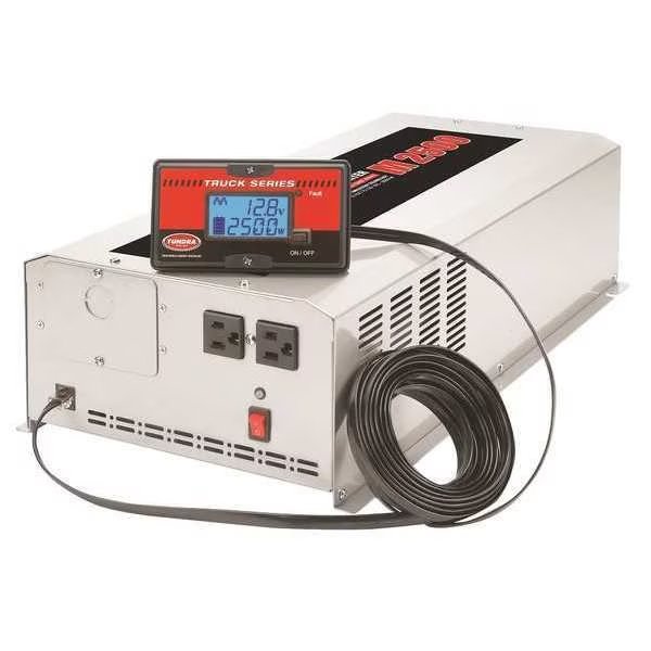 Power Inverter, Modified Sine Wave, 5,000 W Peak, 2,500 W Continuous, 2 Outlets, Tundra, Mfr#: M2500