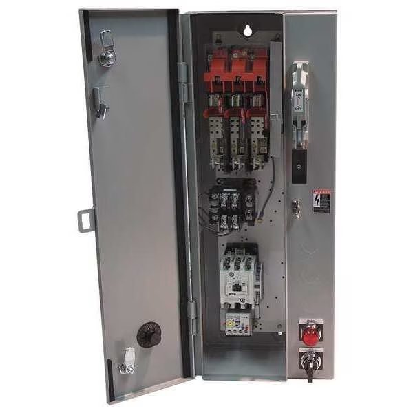 NEMA Fusible Str, Size 2,120V Coil, 1 Enc, Eaton, Mfr#: ECN1821BJD-R63/D