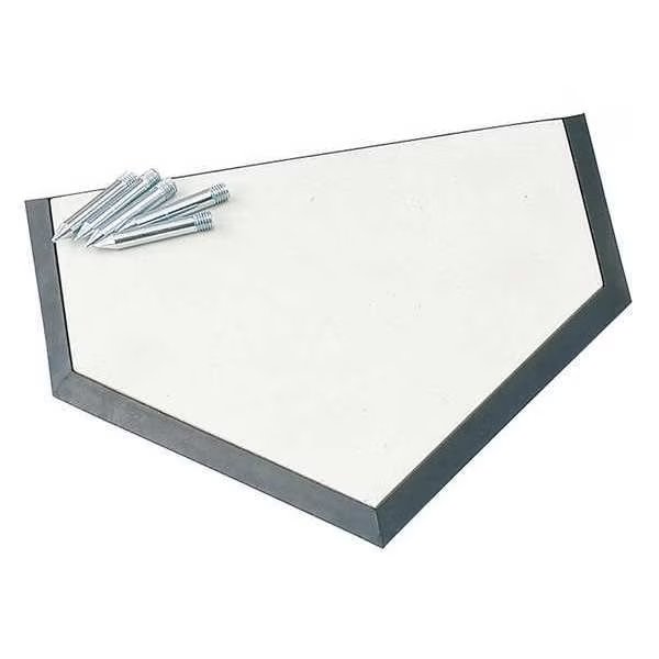 Home Plate, 12 lb., Rubber, Champion Sports, Mfr#: 85