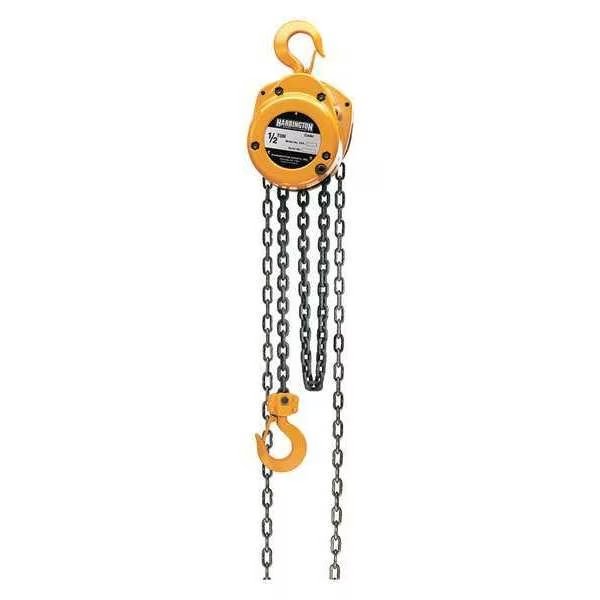 Manual Chain Hoist, 1000 lb., Lift 15 ft., Harrington, Mfr#: CF005-15