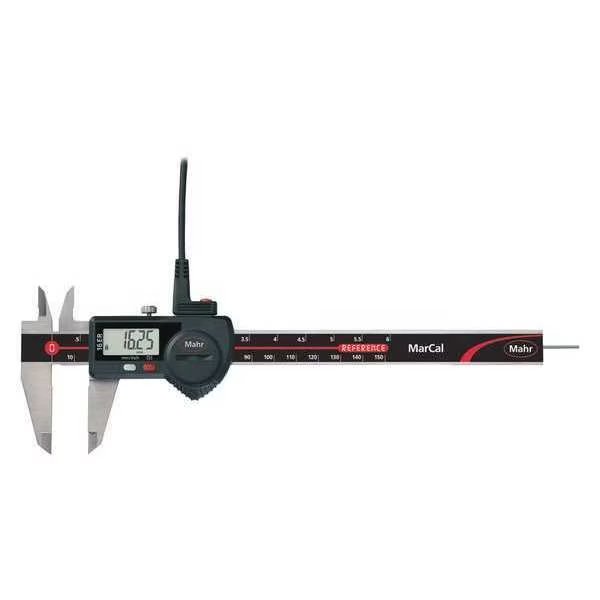 Digital Caliper, 40mm Jaw D, SS, 150mmRange, Mahr, Mfr#: 4103014