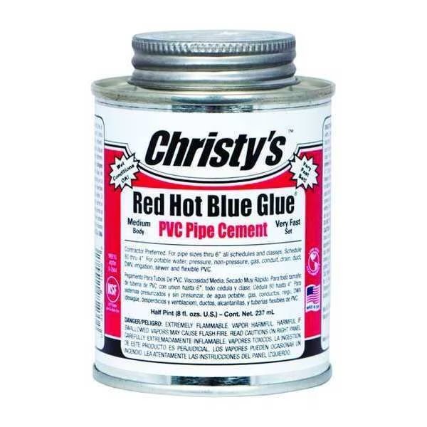 PVC Cement, Blue, 8 oz., Christys, Mfr#: RH-RHBV-HP-36