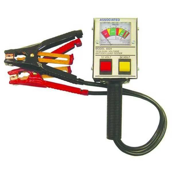 Battery Tester, Analog, 12 to 24V, 125A, Associated Equipment, Mfr#: 6024