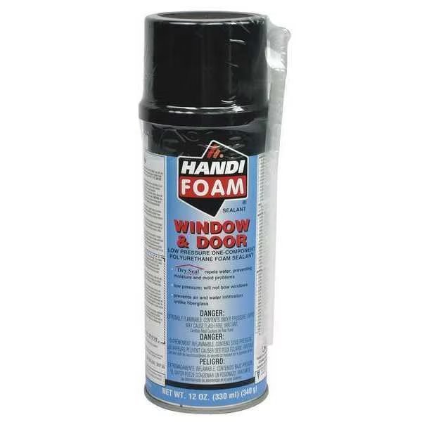 Spray Foam Sealant, 12 oz, Creme, Handi-Foam, Mfr#: P30270