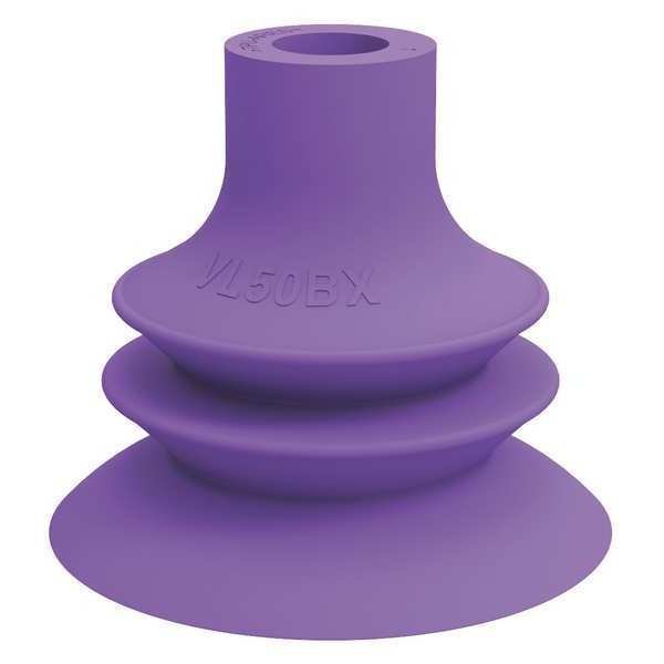 Suction Cup, Purple, 50mm Dia., 44mm H, PK5, Piab, Mfr#: VL50BX