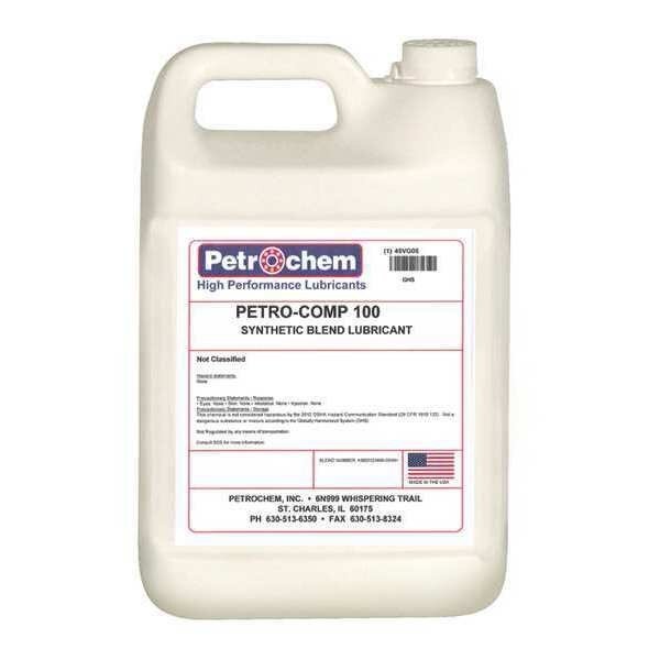 Compressor Oil, 1 gal., Jug, Mineral Oil, Petrochem, Mfr#: PETRO-COMP 100-001