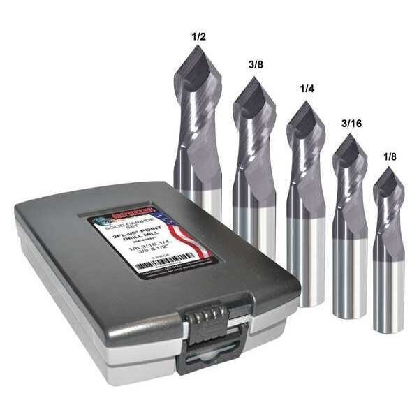 Drill Mill, Carbide, 2 Flutes, TiAlN, 208, EnjoyTool Select, Mfr#: 208-888822
