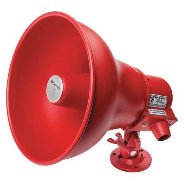Horn, Red, Indoor/Outdoor, 102dB, 15W, Eaton, Mfr#: CN105942