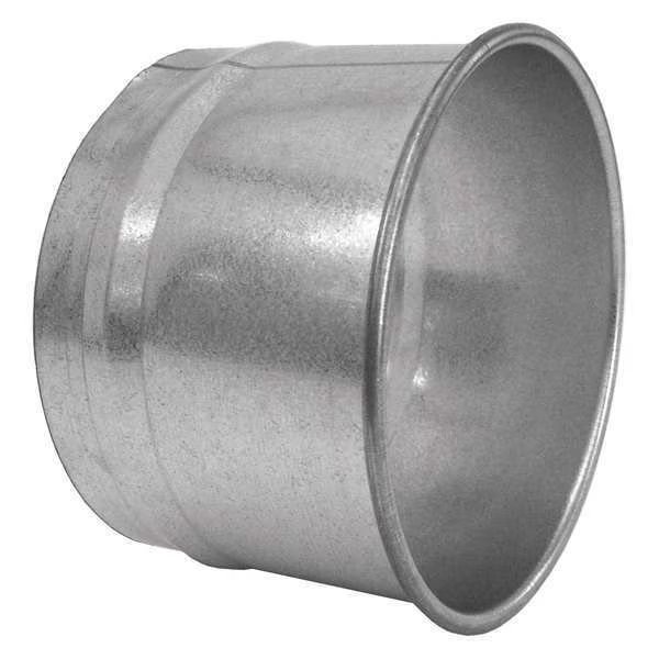 Hose Adapter, 6 in Duct Dia, 304 Stainless Steel, 22 GA, 6 in W x, Nordfab, Mfr#: 8040401988