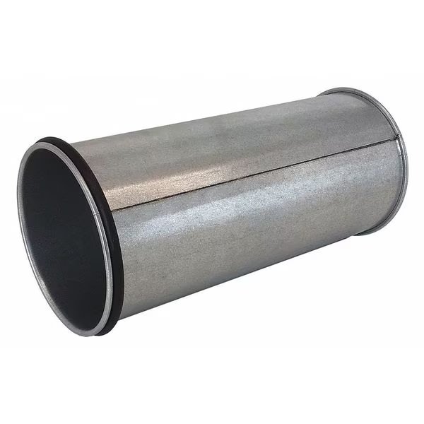 Round Adjustable Nipple, 12 in Duct Dia, 304 Stainless Steel, 22 GA, 12 in W, 10-5/8" L, 12 in H, Nordfab, Mfr#: 8040207330