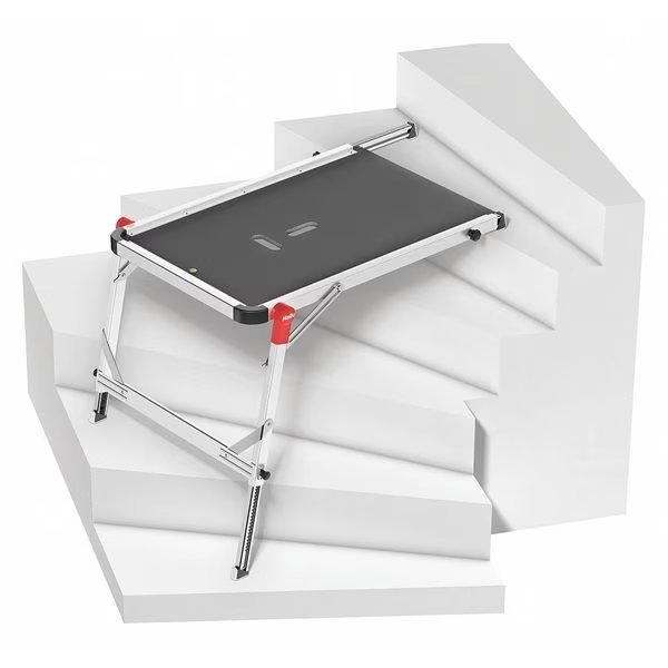 Ladder Platform, 330 lb. Ld Cap., Aluminum, Hailo, Mfr#: 9940-001