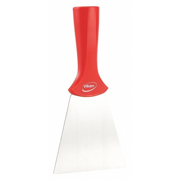 Scraper, SS, Blade 4" W, Blade 3-3/4" L, Vikan, Mfr#: 40114
