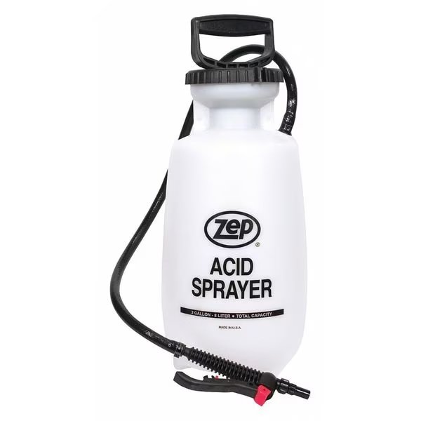 2 gal Handheld Sprayer, Poly, 40 in L Hose, Cone Nozzle Spray Pattern, Manual, Zep, Mfr#: 783101