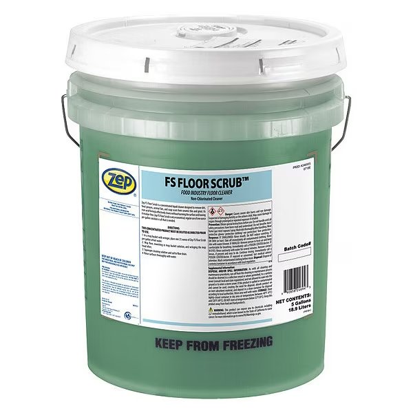 Floor Cleaner, Liquid, 5 gal., Pail, Zep, Mfr#: 246935