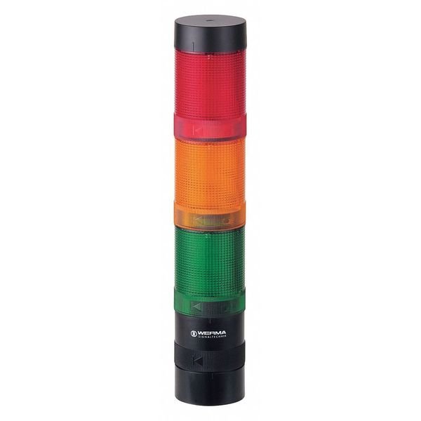 Tower Light Assembly, 24VAC/DC, 40mA, 40mm, Werma, Mfr#: 63930001
