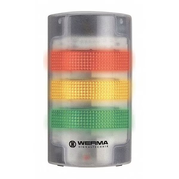 Tower Light Assembly, 24VAC/DC, 30mA, Werma, Mfr#: 69110055