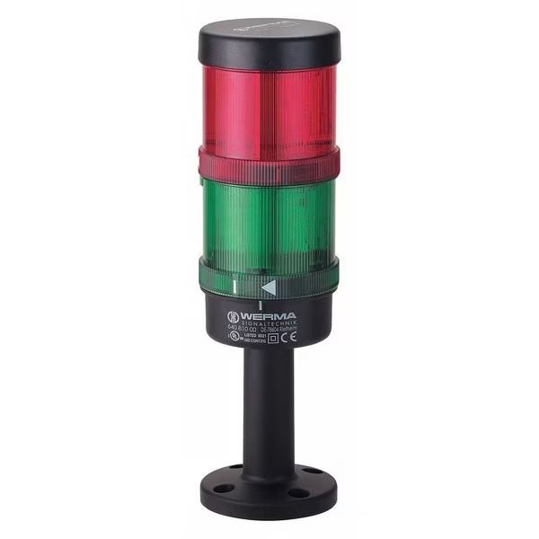 Tower Light Assembly, 24VAC/DC, 30mA, 70mm, Werma, Mfr#: 64924006