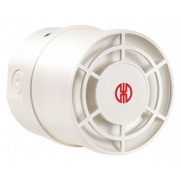 Multi-Tone Sounder, 115 to 230VAC, White, Werma, Mfr#: 14095060