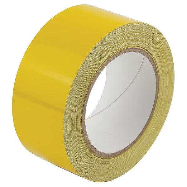 Reflective Marking Tape, Solid, Yellow, 2"W, EnjoyTool Select, Mfr#: 20LP53