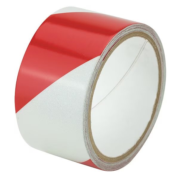 Marking Tape, Striped, Red/White, 2" W, EnjoyTool Select, Mfr#: ZRS5RW