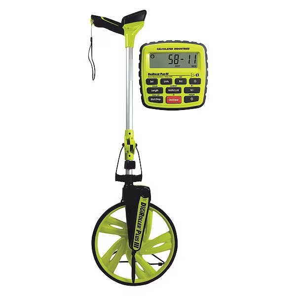 Measuring Wheel, Digital, 12-1/2" Dia., Calculated Industries, Mfr#: 6575