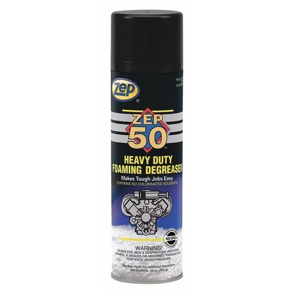 Zep 50 Engine Cleaner and Degreaser, 20 oz Aerosol Spray Can, Solvent Based, 12 Pack, Zep, Mfr#: 15001