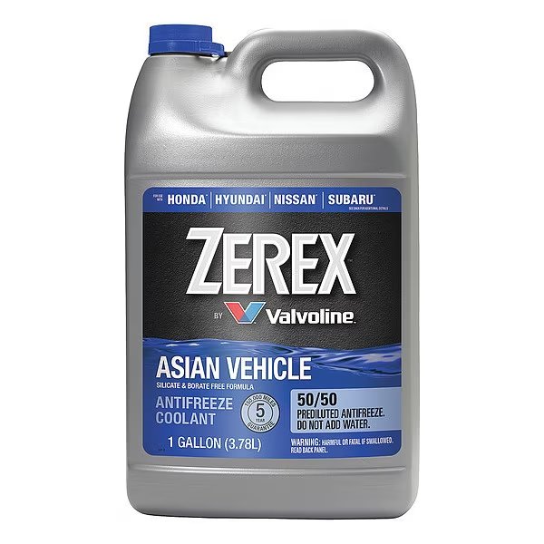 Antifreeze Coolant, Blue, 1 gal. Sz, 7.5 pH, Zerex, Mfr#: 861398